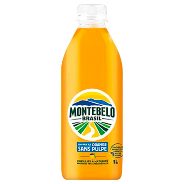  Pur Jus Orange Sans Pulpe Montebelo code EAN 3770032519005 