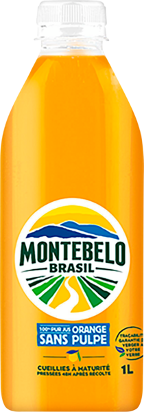 119650008 PUR JUS D'ORANGE SANS PULPE MONTEBELO code EAN 3770032519012 
