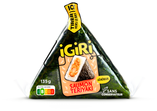 IGIRI ON SAUMON ET SA SAUCE TERIYAKI code EAN 3775000099923 