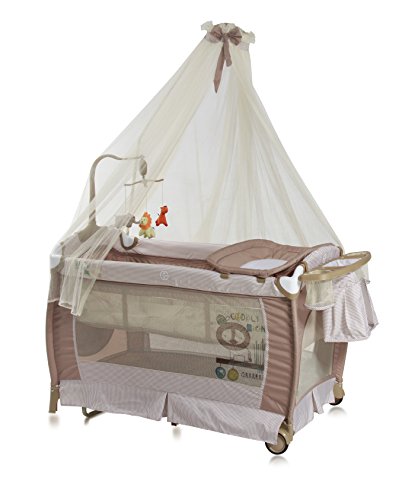 Lit parapluie bébé avec BALDAQUIN - Lit pliant ...
