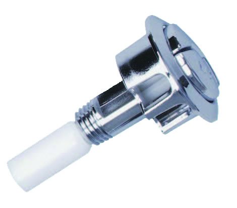 WC Chromé Bouton 3/6 L pour chasse d'eau 