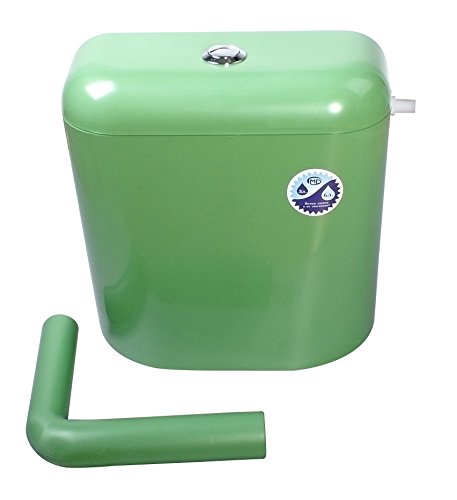 Réservoir WC Chasse d'Eau WC Chromé Valve sorti...