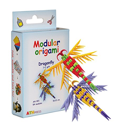 Origami modulaire 2 x 54-Pièces - Set papier pe...