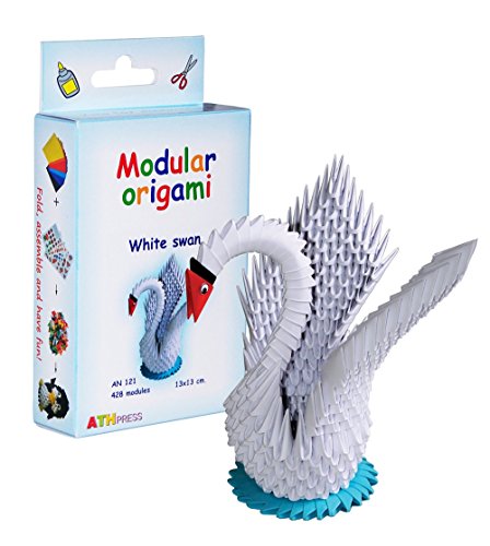 Modular Origami Origami modulaire 428-Pièces - Set papier petit cygne, blanc code EAN 3800232240093 