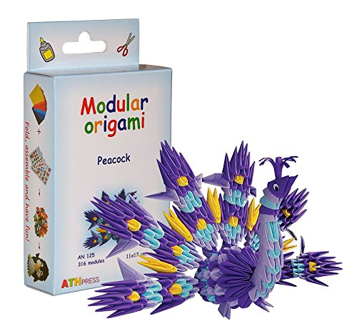 Origami modulaire 316-Pièces - Set papier petit...