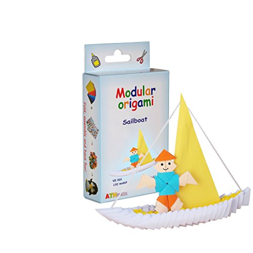 Crfq0 _ 84 lot de 132 voilier origami - kits, t...