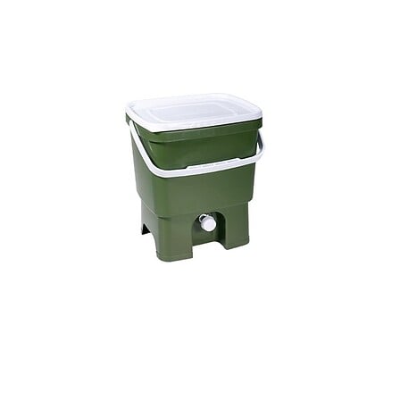 Composteur Bokashi 16 Litres Gris Vert Avec Act...