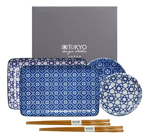 Service à sushis Nippon Blue de Tokyo Design St...