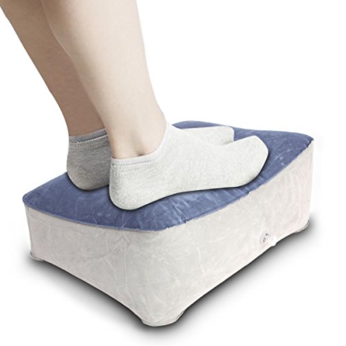 AUDEW Voyage Jambe Repose-pieds Gonflable Oreil...