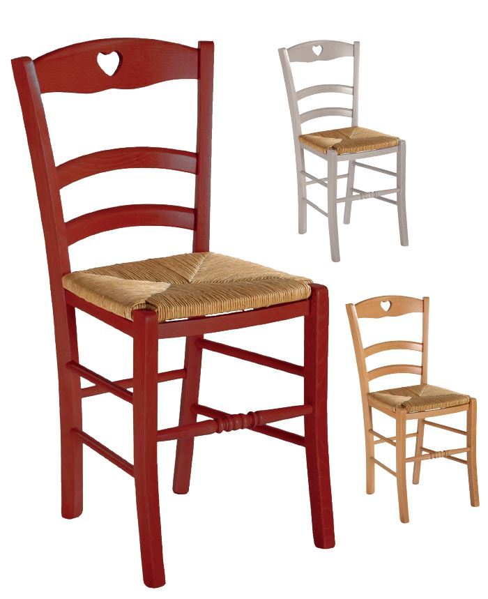 CHAISE PAYSANNE COEUR
