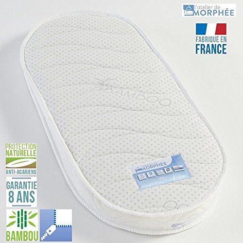 Matelas couffin 30x70 8cm confort medium