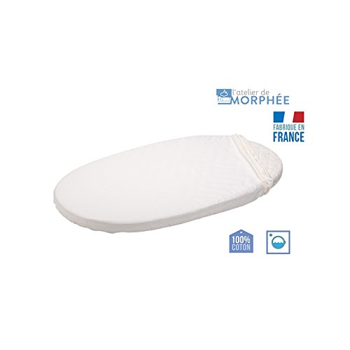Drap housse 50x90 matelas berceau ovale