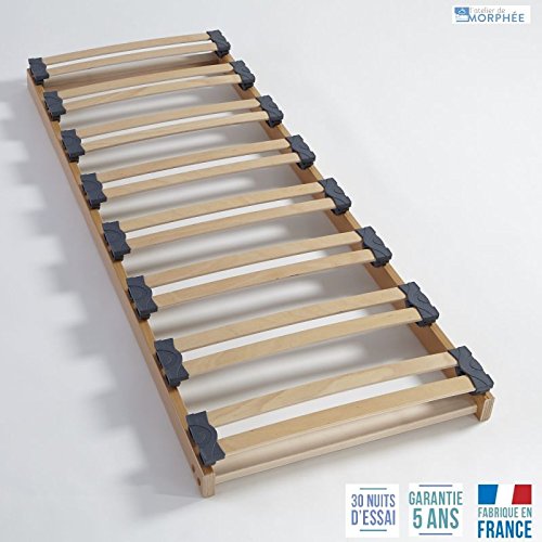 Sommier 60x140 lattes