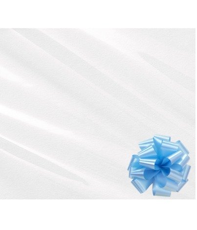 The Big Card Company Film cellophane transparent avec nœud bleu layette 5 m 3865305773892 (3865305773892)