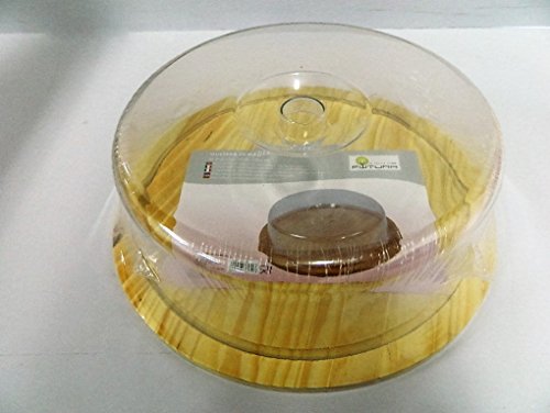 futura Cloche à fromage sur plateau bois naturel socle 29cm code EAN 3952529698022 