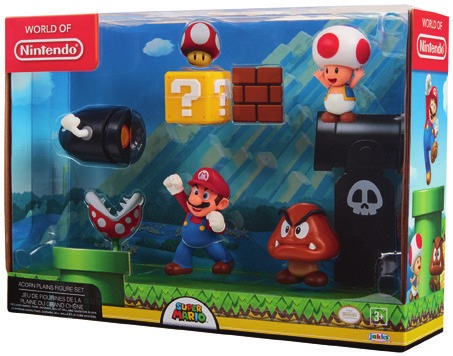 COFFRET 5 FIGURINES MARIO NINTENDO