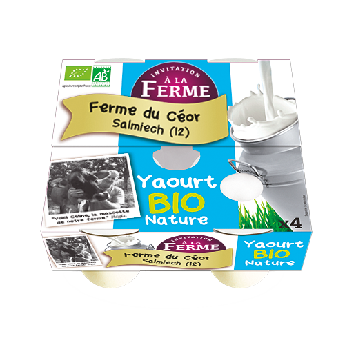 FERME DU CÉOR YAOURT NATURE X4 BIO code EAN 3998999 