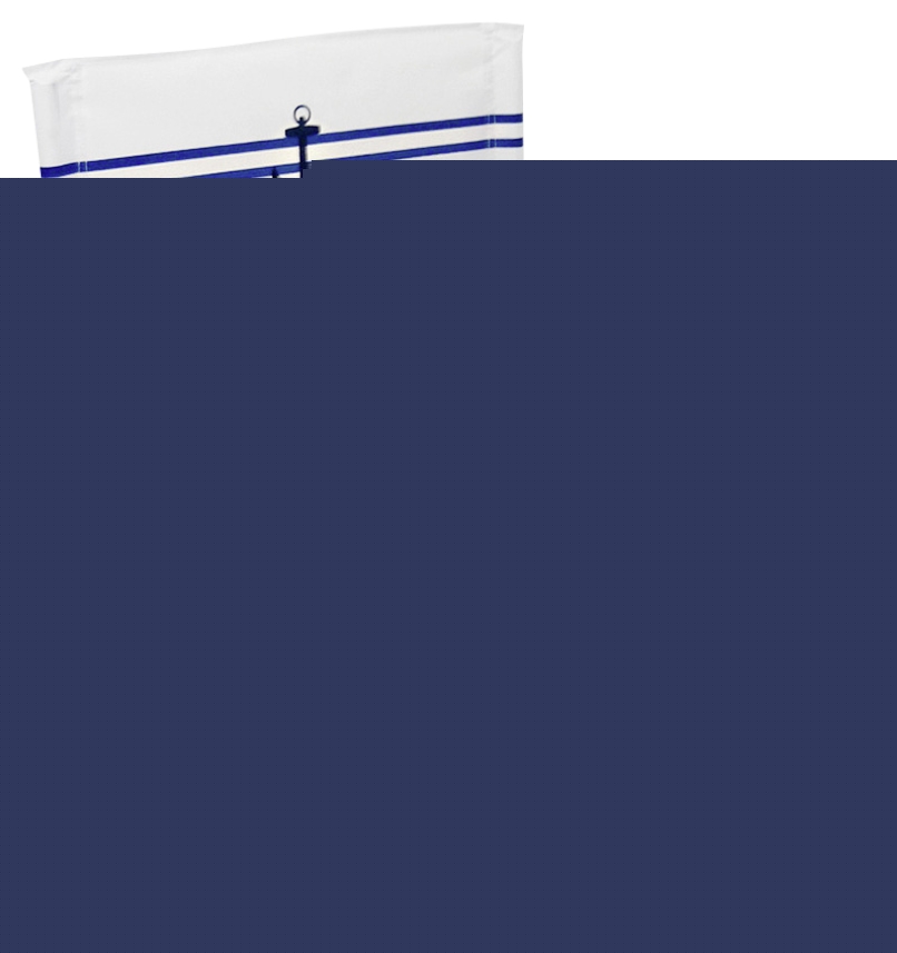 Cale-dos de plage pliant marin  3999991632161 (3999991632161)