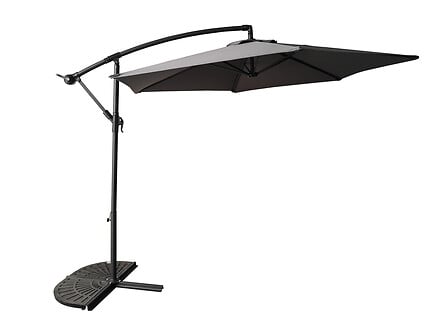  Parasol excentré et rebord - Anthracite et gris - 2,7m code EAN 3999991643921 