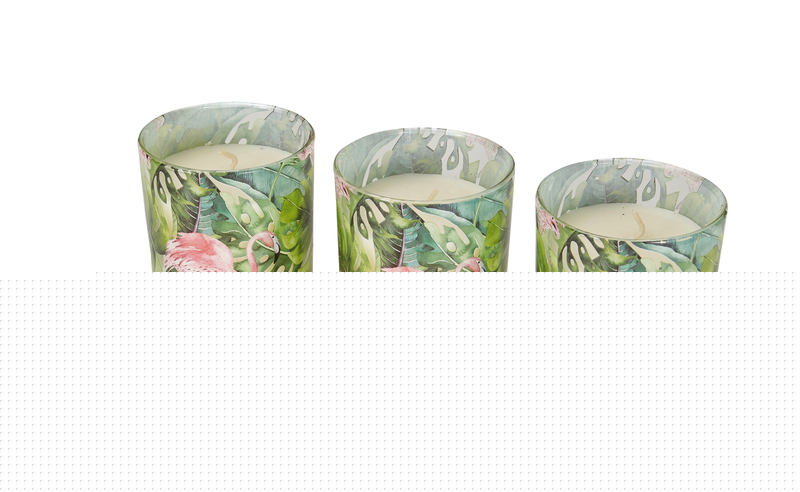 BOUGIE JUNGLE FLAMANT ROSE  3999991648421 (3999991648421)