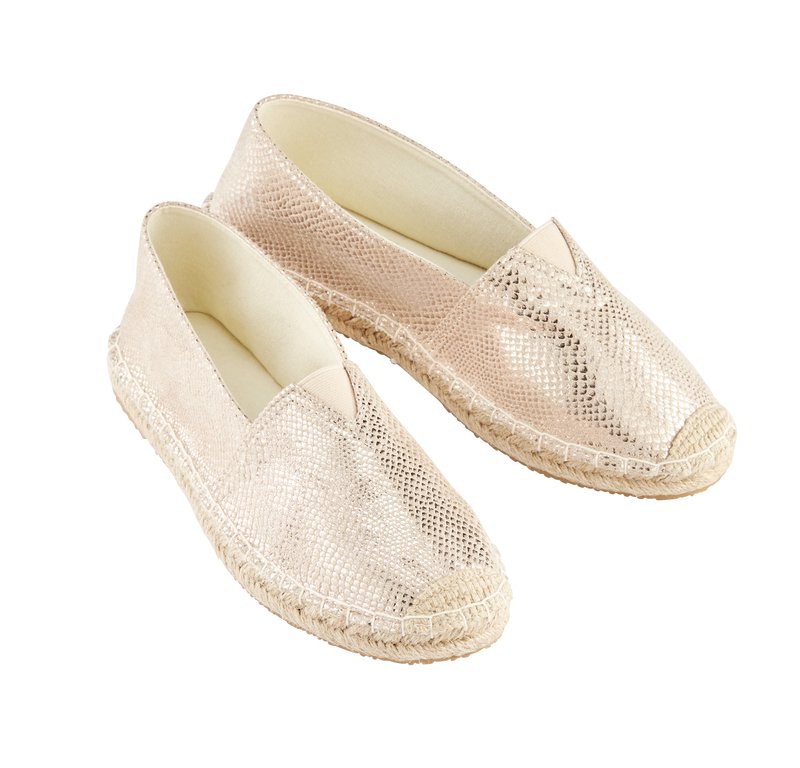 ESPADRILLES DORÉES FEMME  3999991651902 (3999991651902)