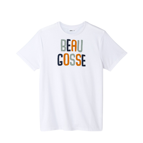 TEE-SHIRT MESSAGE PAPA HOMME 
