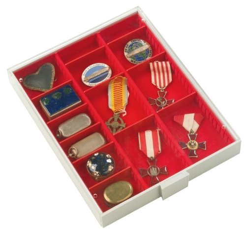 Lindner Box pour collectionneurs hauteur 40 mm [Lindner 2403], Intérieur: 3 x 65 x 280 mm, Hauteur: 29 mm code EAN 4000004020215 