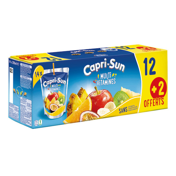 BOISSON AUX FRUITS MULTIVITAMINES CAPRI-SUN