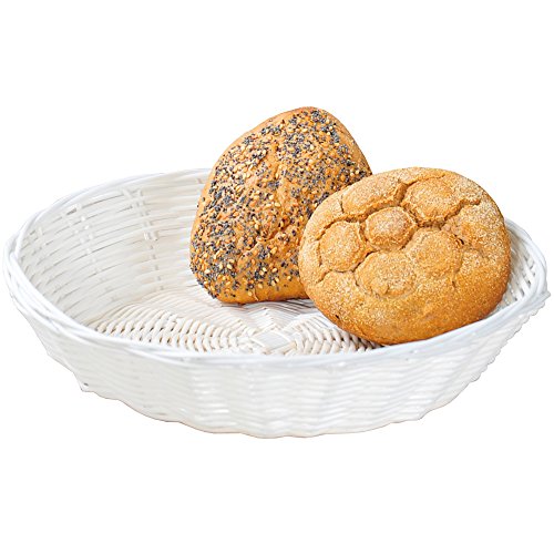 Kesper 19870 Corbeille à Pain Rond Bois/Plastiq...