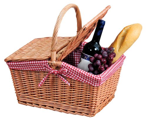 Kesper 19972 Panier à Pique-Nique Bois Nature 3...