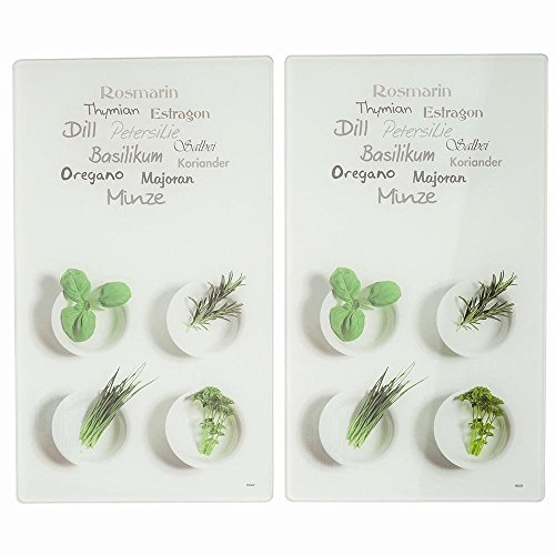 Kesper 36531 Herbes Multi-Planche à Découper Ve...