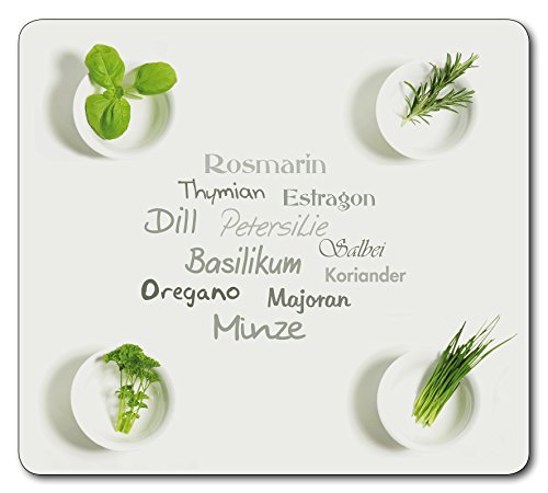 Kesper 36594 Herbes Planche à Découper Verre Na...