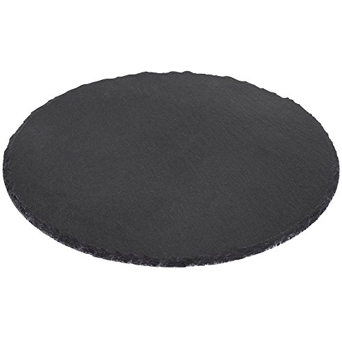 Kesper 38112 Plat de Service Rond Bois Nature 3...