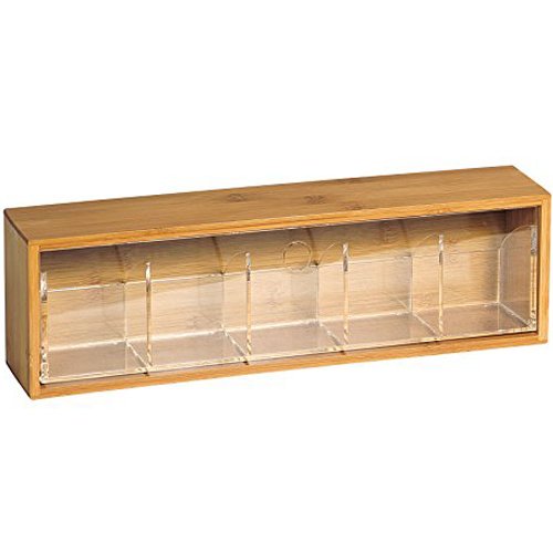 Kesper 58912 Boîte de Thé pour Mur Bambou Natur...