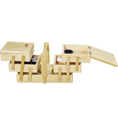 Kesper 70700 Boîte à Coudre Bois 22 x 79 x 60 cm