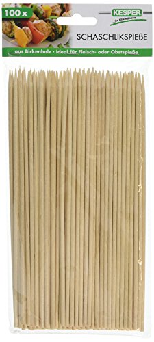 Kesper 89095 Brochette Bouleau Brun 20 x 3 x 3 ...