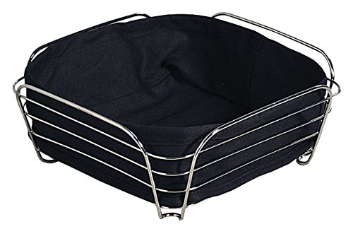 Panière à pain - Corbeille en tissu et métal - ...