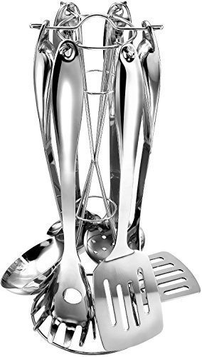 Merkur set d'ustensiles de cuisine en acier ino...