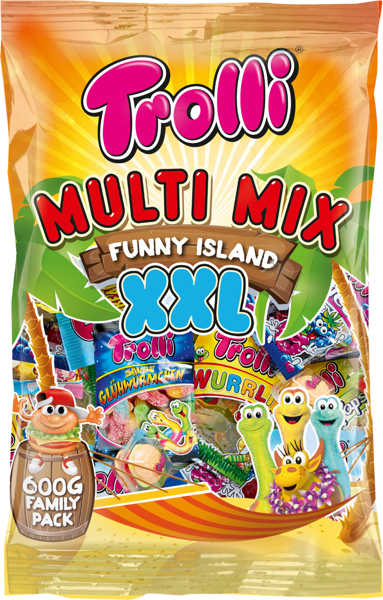 SACHET DE BONBONS MULTI MIX FUNNY ISLAND XXL