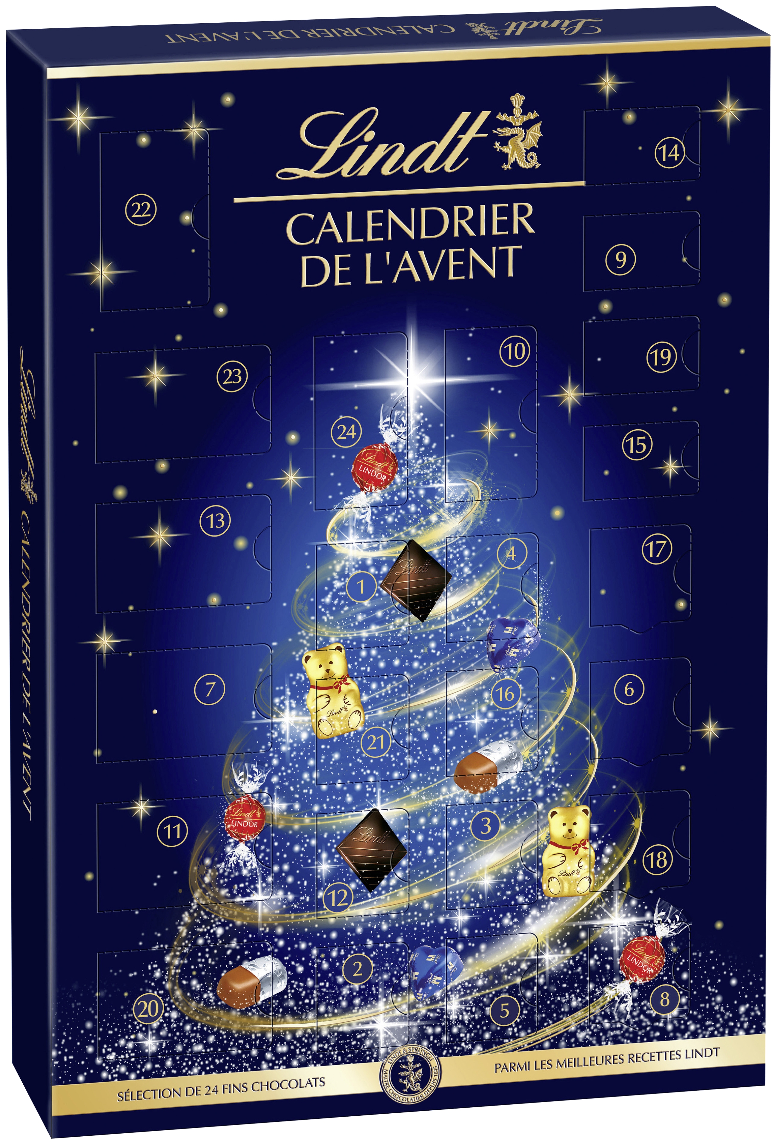 Calendrier de l'Avent sapin