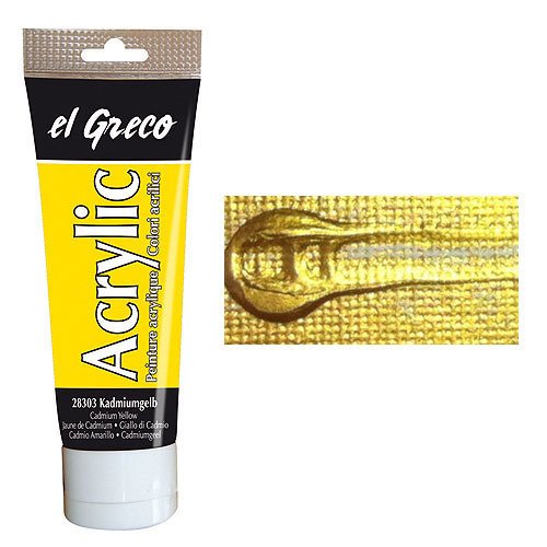 C.KREUL Peinture acrylique el Greco, doré, 75 ml