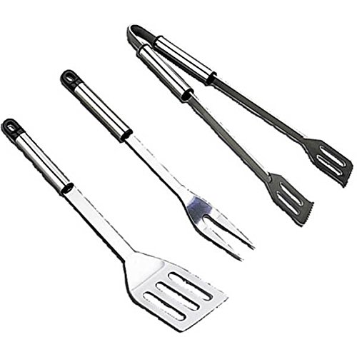 Landmann 204 Couverts à Grillade 3 Pièces Inox
