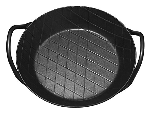 Poêle en fer poêle, 2 poignées, 24 cm, inductio...