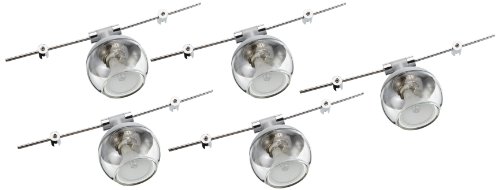 Globe / 94065 plafonnier sur rails 5 x 20 w gu4...