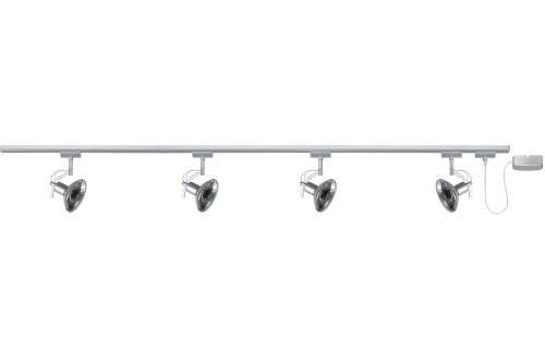 Spot sur rail urail roncalli 4 x 50 w gu10 chro...