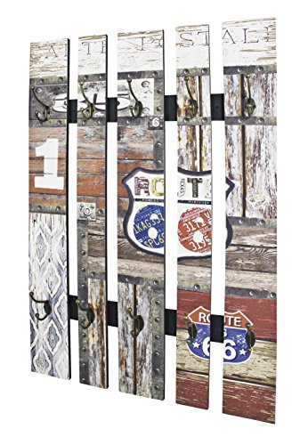 Haku Moebel 32850 Vestiaire Mural en Bois Vinta...