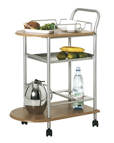 40027 chariot de cuisine tube d'acier aluminium...