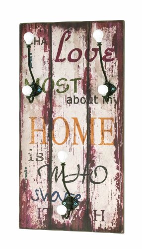 42908 garde robe murale métal/céramique multico...