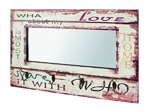 89941 garde-robe murale vintage 80 x 10 x 52 cm