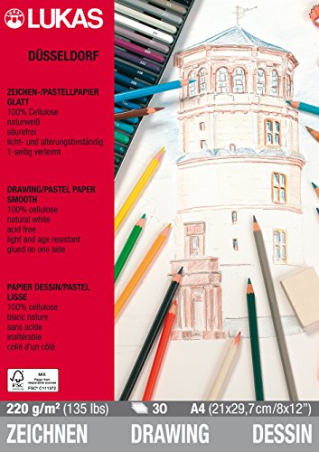 Unbekannt Lukas de papier pastel düsseldorf 30 feuilles 190 g 21 x 29,7 cm code EAN 4001128157375 